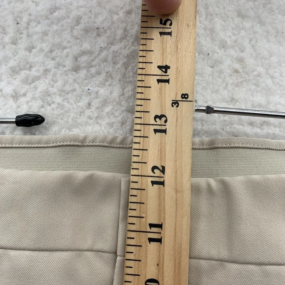Nike Golf Chino Pants‎ Mens 38x32 Mid Rise Pleated Khaki Sports Dry Wicking Dad